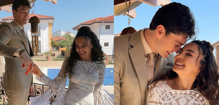 Ebru Şahin ile Cedi Osman nişanlandı