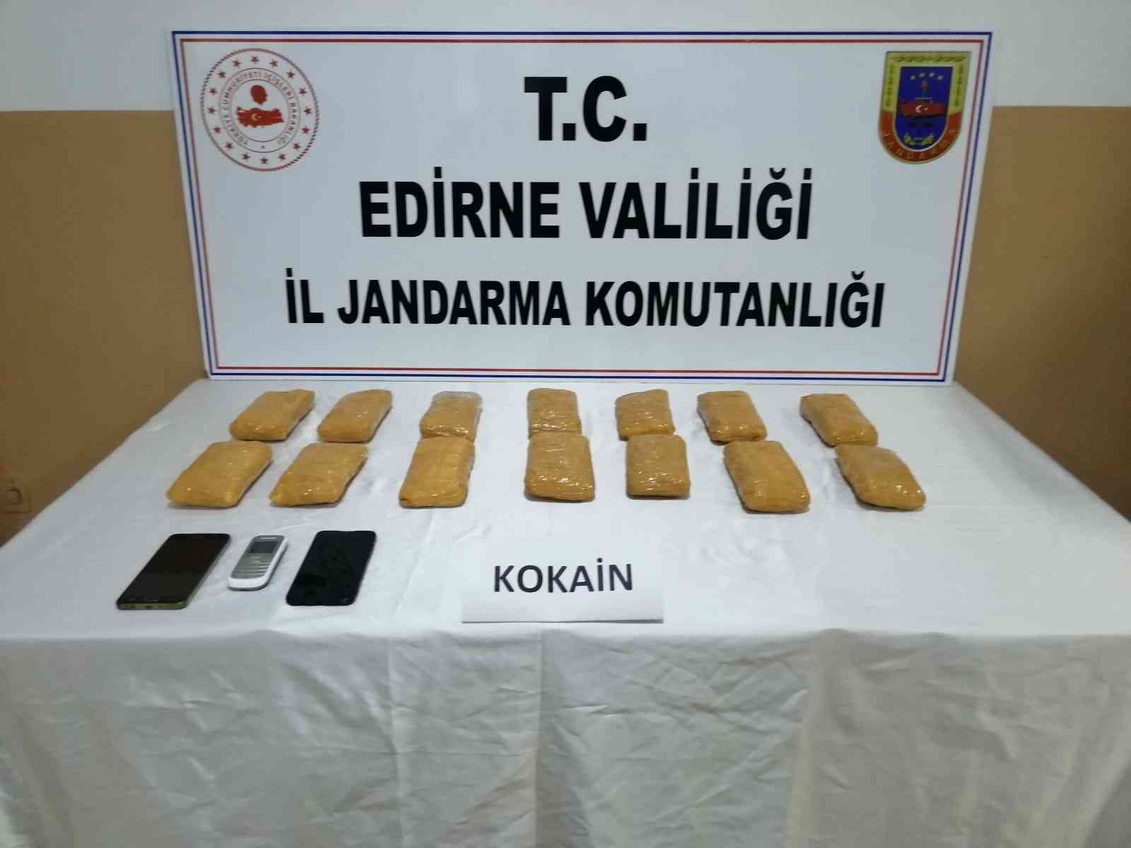 Edirne’de 7 Kilo Kokain Ele Geçirildi