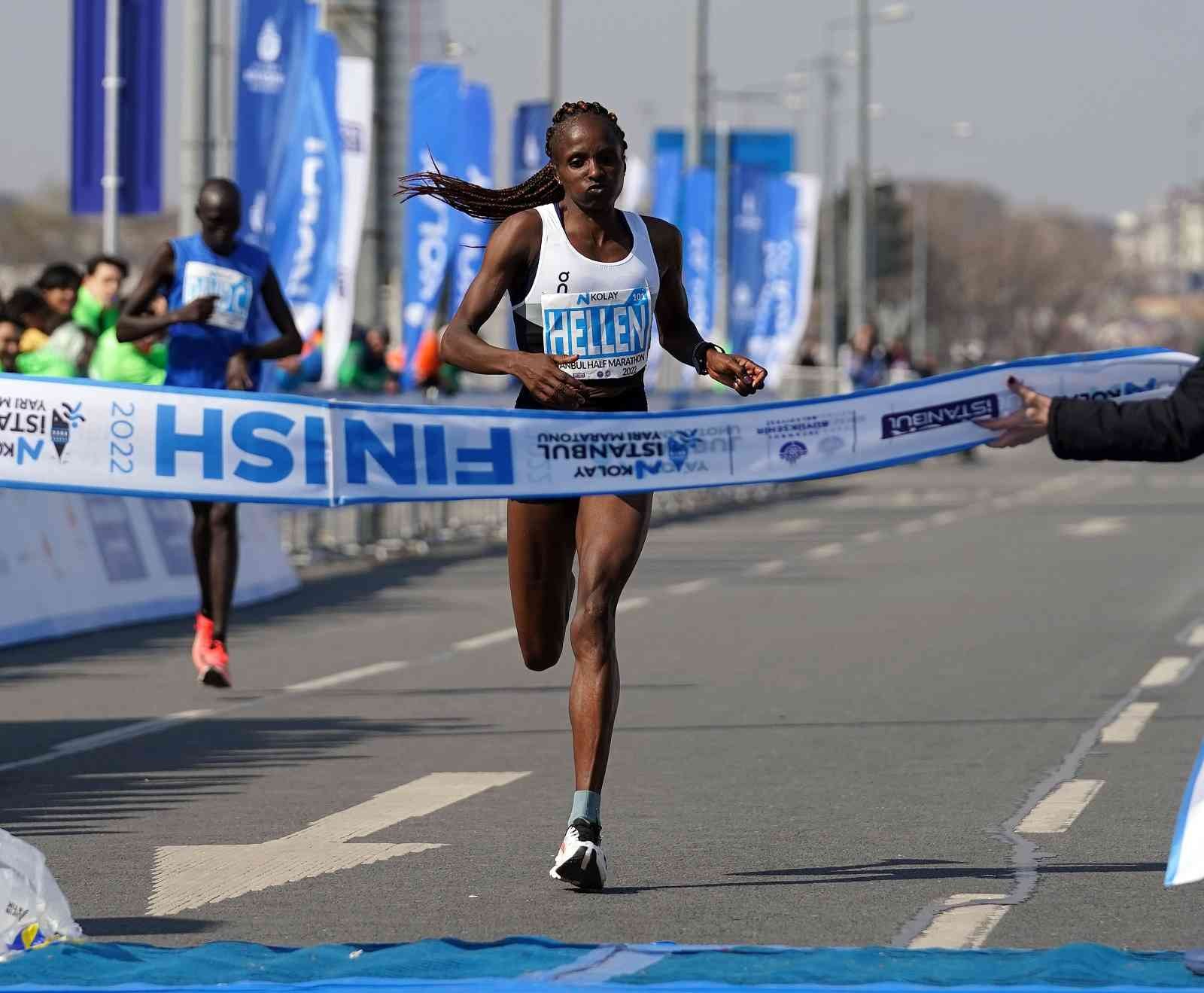 İstanbul Yarı Maratonu’nda Kenyalı Atlet Rodgers Kwemoi, Rekor Kırarak Şampiyon Oldu