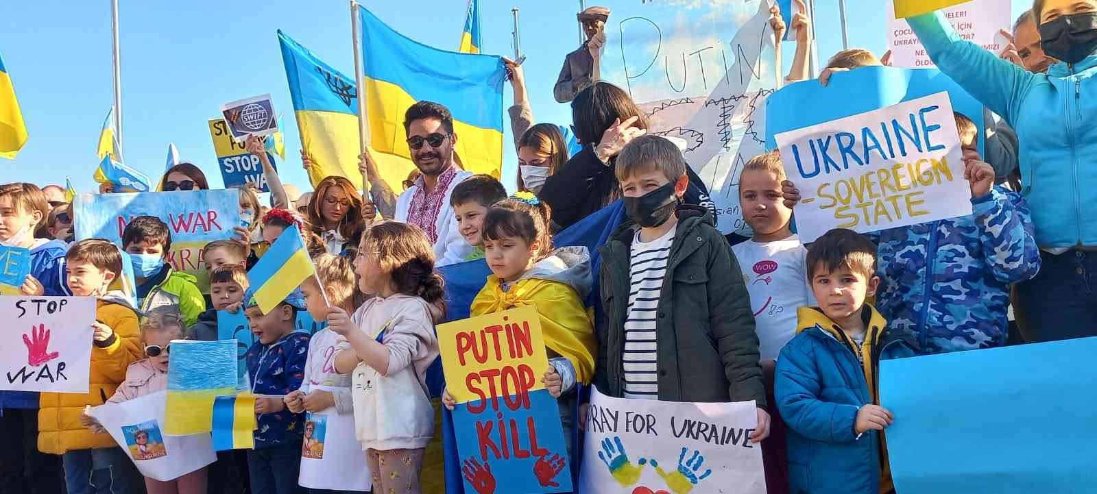 Marmaris’te Yaşayan Ukraynalılardan “savaşa Hayır” Haykırışı