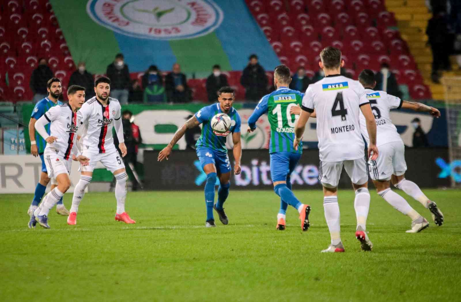 Süper Lig: Çaykur Rizespor: 2 - Beşiktaş: 2 