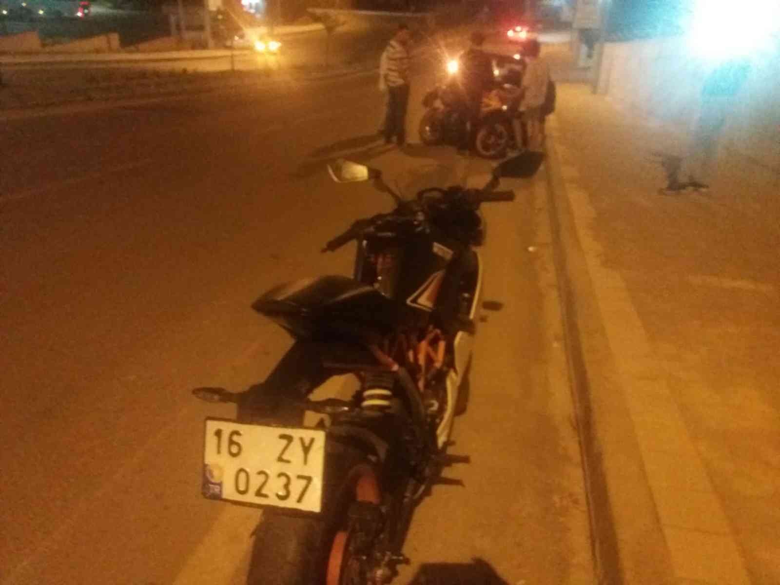 Yalova’da köpeğe çarpan motosiklet sürücüsü yaralandı